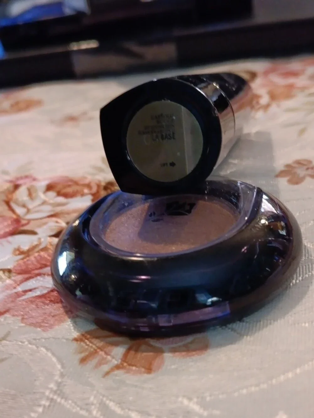 Lancome Lipstick & Shimmery Eyeshadow Duo in Brown